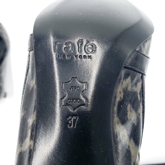 Rafe New York Womens Sophia Peep Toe Pumps Black - Picture 6 of 6